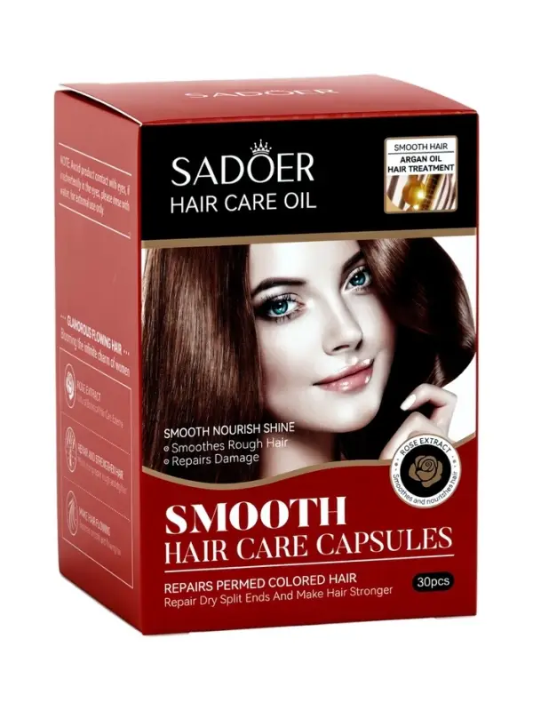 Масло для волос в капсулах, восстанавливающее, с экстрактом розы, 1 мл &times; 30 шт.