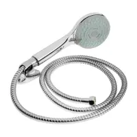 Смеситель для ванны ZEIN Z4116, однорычажный, лейка 5 режимов, шланг, держатель, хром