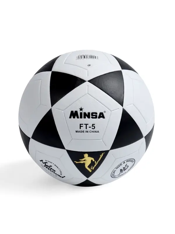 Мяч футбольный MINSA, PVC, машинная сшивка, 32 панели, р. 5