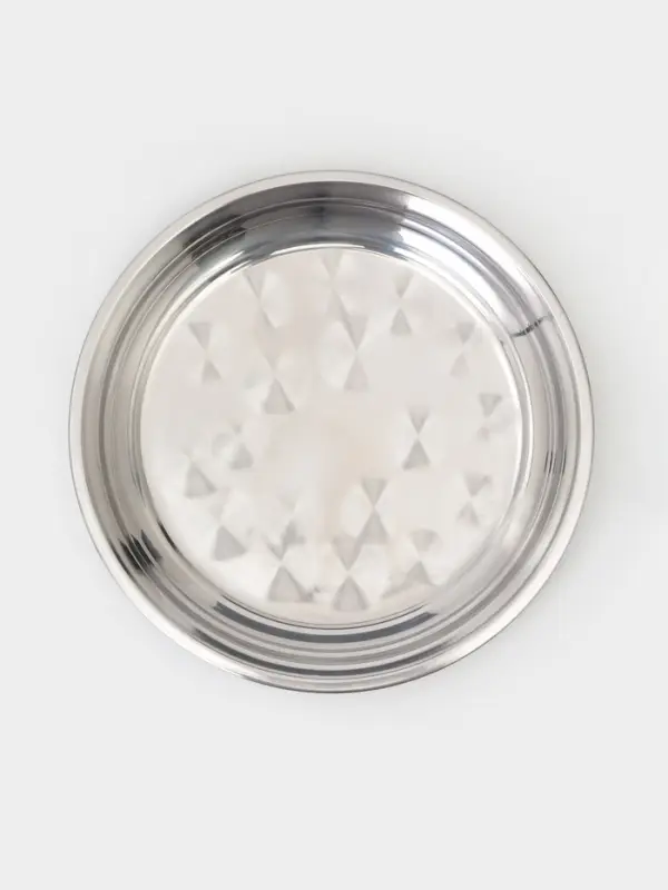 Поднос из нержавеющей стали Доляна &laquo;Мэйли&raquo;, 30&times;3 см, серебристый