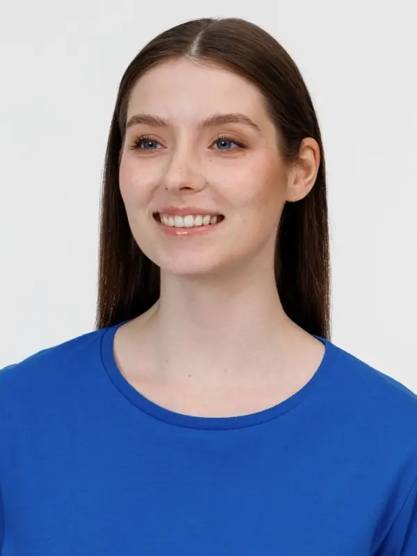 Футболка E150 женская, белая, размер XL