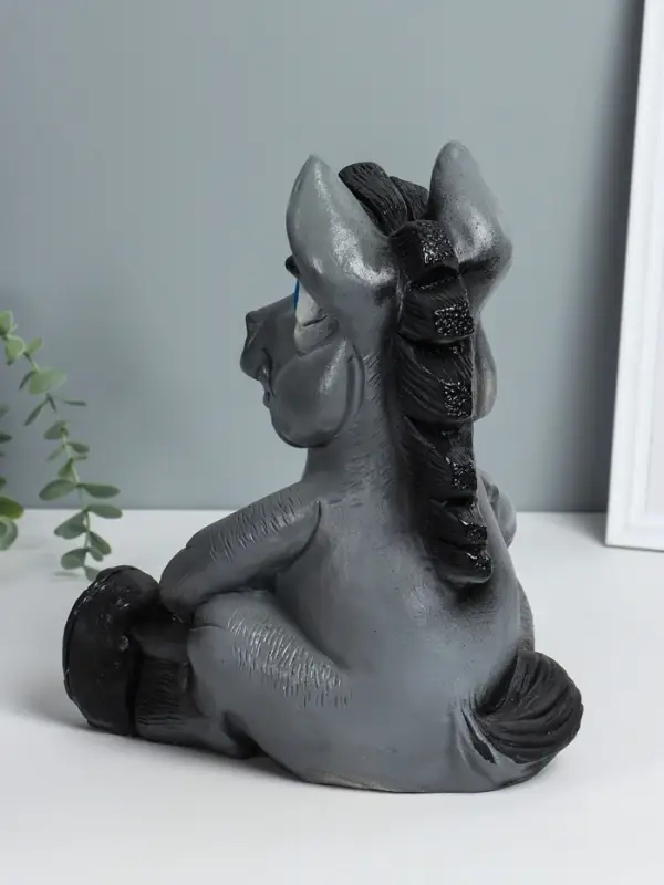 Копилка Копилка "Конь с мешком" 28х22х22 см, серый