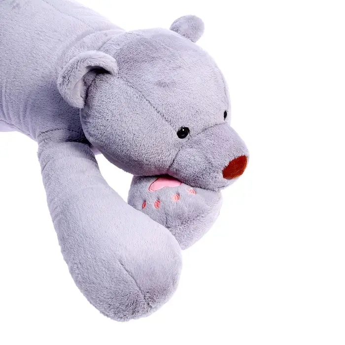 Мягкая игрушка «Медведь Бруно», серая, 100 см Мягкая игрушка «Медведь Бруно», серая, 100 см