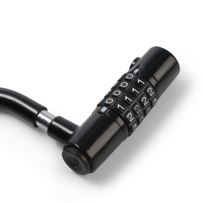 Замок навесной велосипедный 88х88 мм внешний, 51х47 мм внутр, кодовый замок Замок навесной велосипедный 88х88 мм внешний, 51х47 мм внутр, кодовый замок