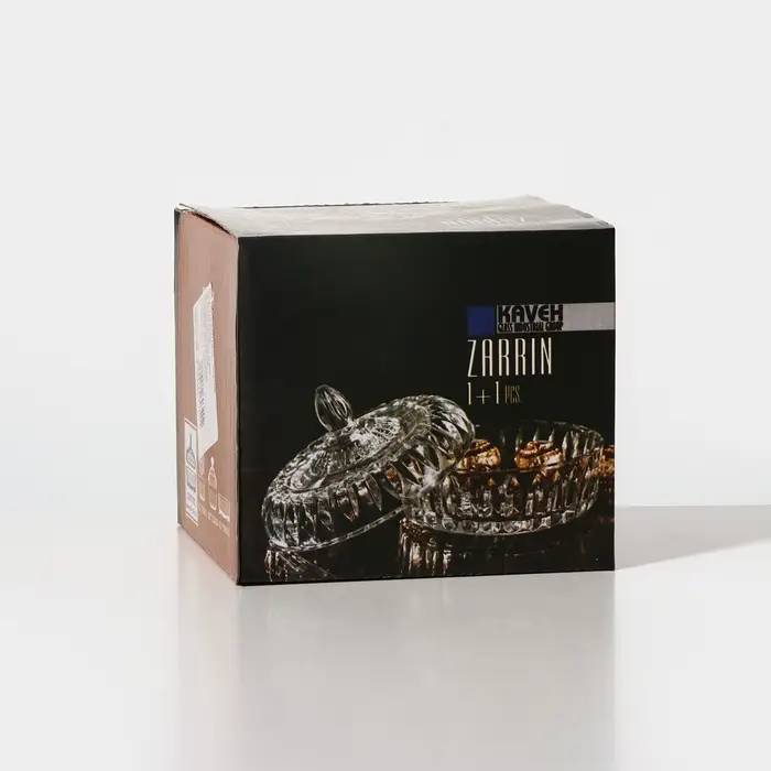 Сахарница стеклянная ZARRIN, 300 мл, d=13 см, h=11 см Сахарница стеклянная ZARRIN, 300 мл, d=13 см, h=11 см