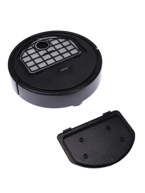 Робот-пылесос Luazon LVC-101, сухая уборка, 0.4 л, от USB, 5 Вт, 1200мА/ч, чёрный