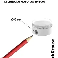 Точилка ErichKrause Universe, 1 отверстие, с контейнером, отверстие диаметром 8 мм, МИКС