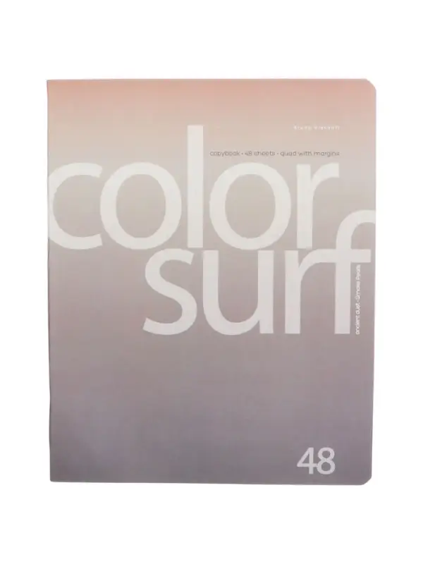 Тетрадь 48 листов, в клетку, Color Surf, МИКС