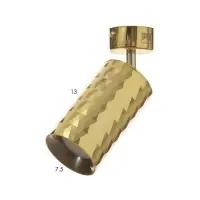 Спот &laquo;Андри&raquo; GU10 золото 7.5&times;7.5&times;20 см