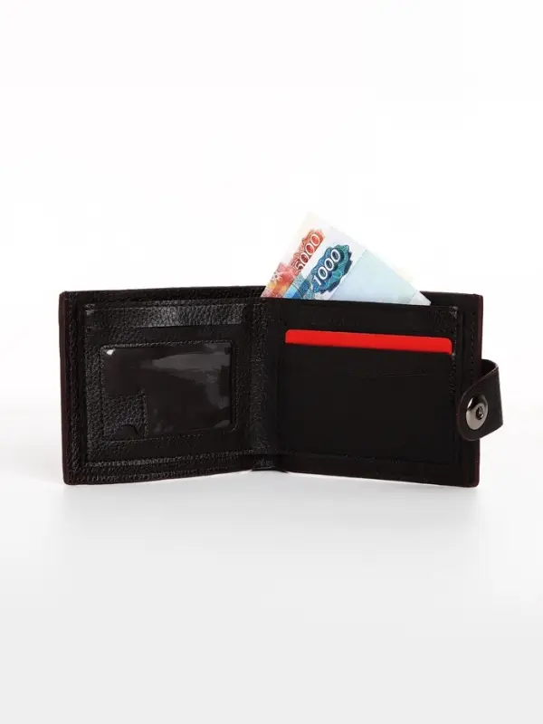 Портмоне мужское &laquo;Фади&raquo;, на магните, отдел для купюр, для карт, для монет, коричневое