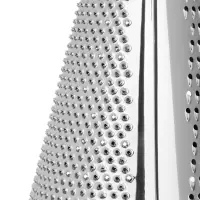 Терка 3-х сторонняя тм VETTA 25см, нерж.сталь, пластик. ручка