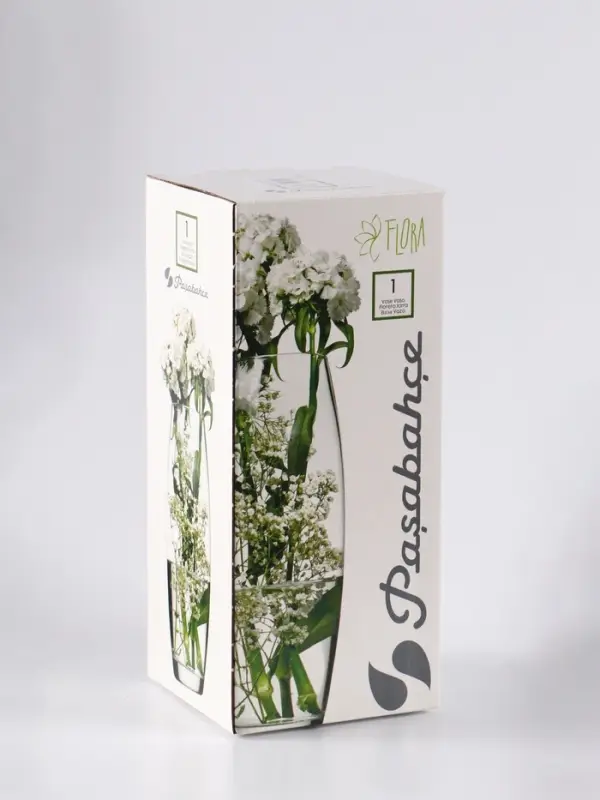 Ваза &laquo;Креман&raquo; овал, шоколад, h=26 см, стекло, светло-коричневая