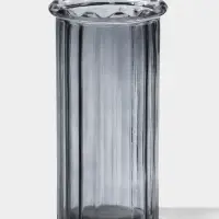 Ваза &laquo;Кейли&raquo;, 19&times;9.5 см, стекло, серая
