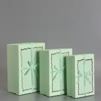 Наборок коробок 3 в 1 прямоугольные 23*16*9.5 21*14*8.0 19*12*6.5 см