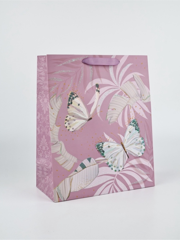 Пакет ламинированный «Цветы», 26,4 × 12,7 × 32 см Пакет ламинированный «Цветы», 26,4 × 12,7 × 32 см