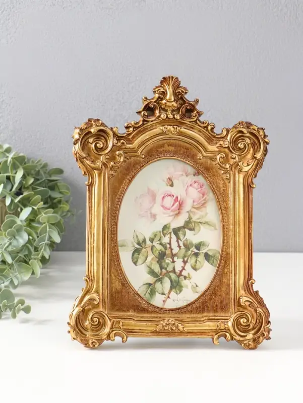 Фоторамка полистоун 11х16 см "Барон" золото 2,2х21х29 см