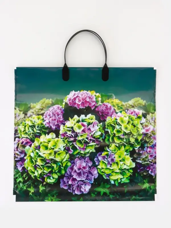 Пакет подарочный &laquo;Веранда&raquo;, полиэтиленовый с пластиковой ручкой, 37&times;34 см, 80 мкм