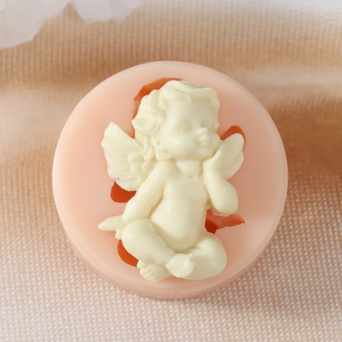 Молд силикон Молд силикон "Ангелочек мечтает" 3,8х2,7х0,8 см