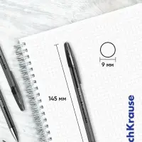 Ручка гелевая R-301 Original Gel, чёрный стержень, узел 0.5 мм