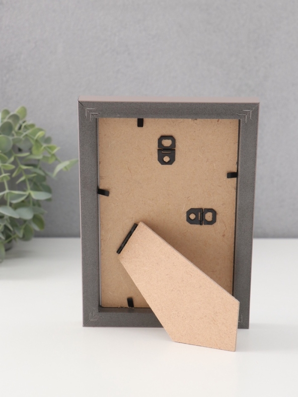 Фоторамка пластик Фоторамка пластик "МИРАМ" 10х15 см, св. коричневый