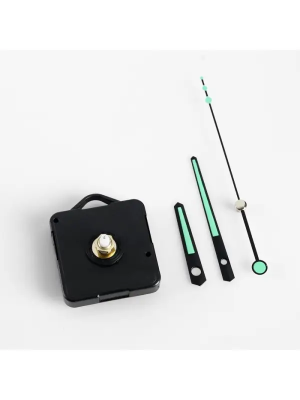 Часовой механизм со стрелками &laquo;Соломон-10&raquo;, плавный ход, шток 16 мм, стрелки 52/73/88 мм, светящиеся