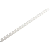 Пружины для переплета пластиковые Attache Economy 12мм белые 100шт/уп