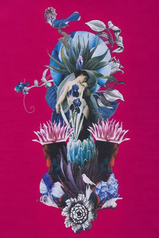 Футболка женская Beauty Sleep, ярко-розовая (фуксия), размер S Футболка женская Beauty Sleep, ярко-розовая (фуксия), размер S