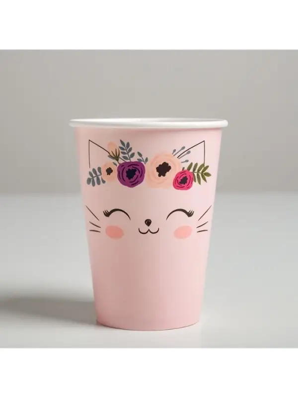 Стакан для цветов &laquo;Котик&raquo;, 350 мл