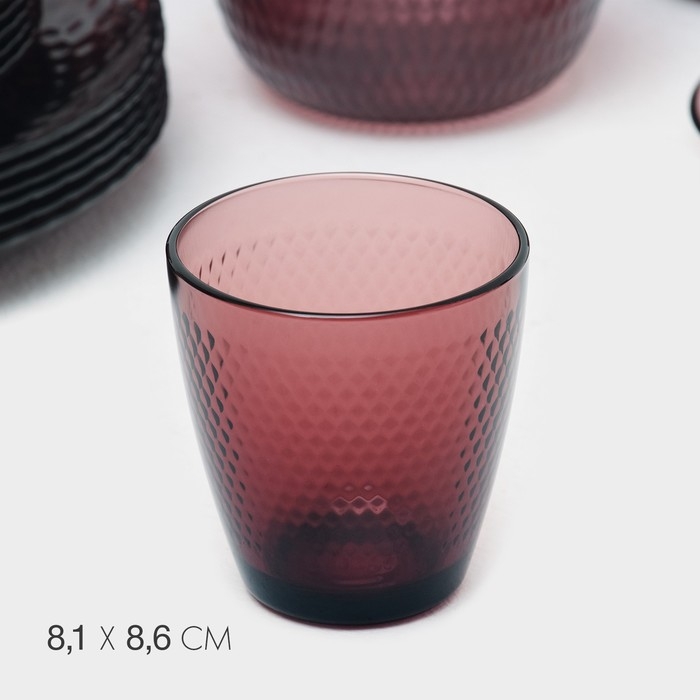 Столовый сервиз Luminarc «Идиллия», 43 предмета, стекло, лилак Столовый сервиз Luminarc «Идиллия», 43 предмета, стекло, лилак