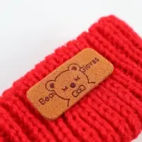 Одежда для игрушки, кофта и повязка на голову, красный