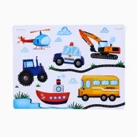 Игрушки - стикеры для купания в ванне &laquo;Машинки&raquo;, EVA, набор 12 шт.