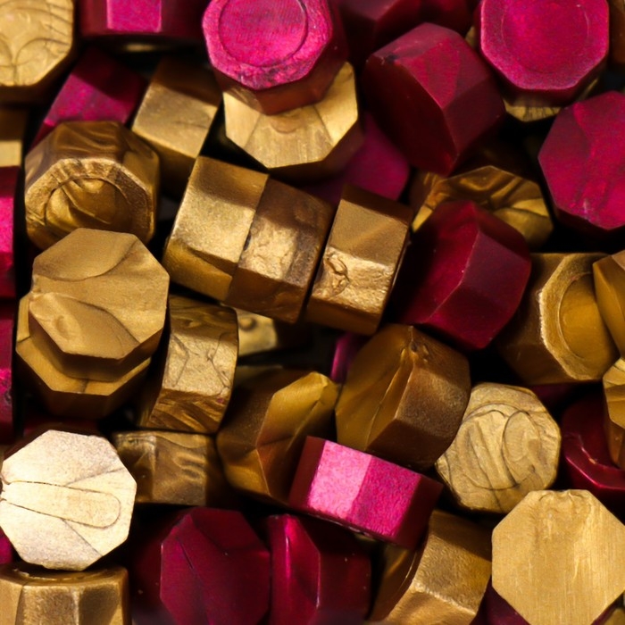 Сургуч в гранулах в коробочке Сургуч в гранулах в коробочке "Восьмигранник" холодная зима 35 гр 2,4х5,5х7 см