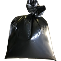 Мешки для мусора ПВД 160л 50 мкм 50шт/уп черный 90х110см