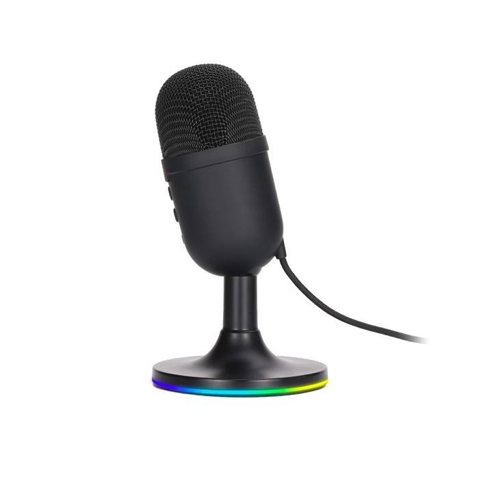 Микрофон Marvo MIC-06 BK, подставка, 3.5мм, кабель 1,8, чёрный Микрофон Marvo MIC-06 BK, подставка, 3.5мм, кабель 1,8, чёрный