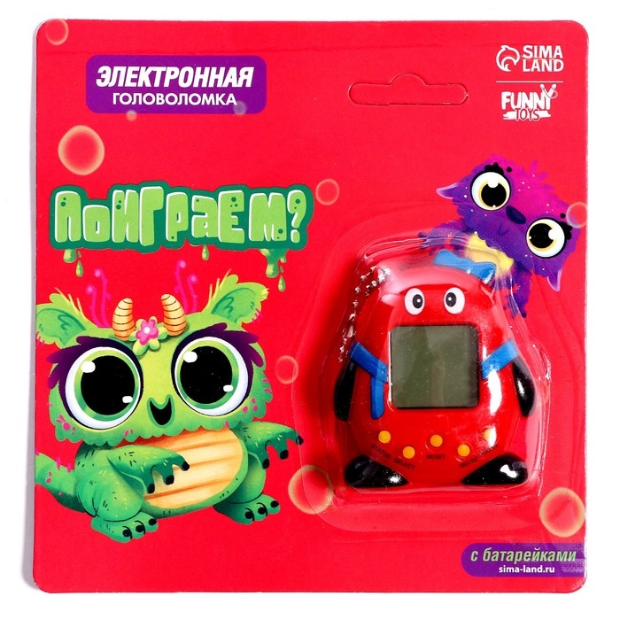 Электронная игра «Поиграем?»,168 персонажей, цвета МИКС, на блистере Электронная игра «Поиграем?»,168 персонажей, цвета МИКС, на блистере