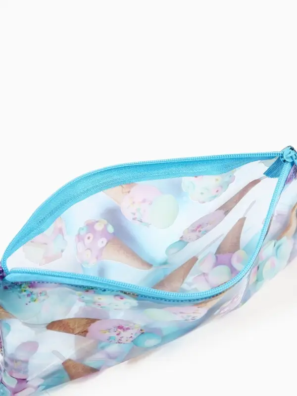Косметичка на молнии, цвет голубой Косметичка на молнии, цвет голубой