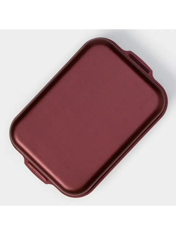Противень &laquo;Хозяюшка&raquo;, 19&times;25 см, h=6 см, антипригарное покрытие, бордовый