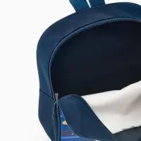 Рюкзак детский 20,5*9*24, отд на молнии, космос т-синий