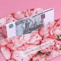Конверт подарочный с внутренним карманом &laquo;Сияй&raquo;, цветы, 20 &times; 9,5 см