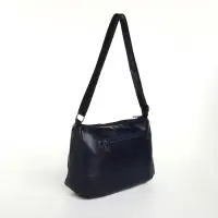 Сумка женская кросс-боди на молнии, 28&times;10&times;20 см, тёмно-синяя