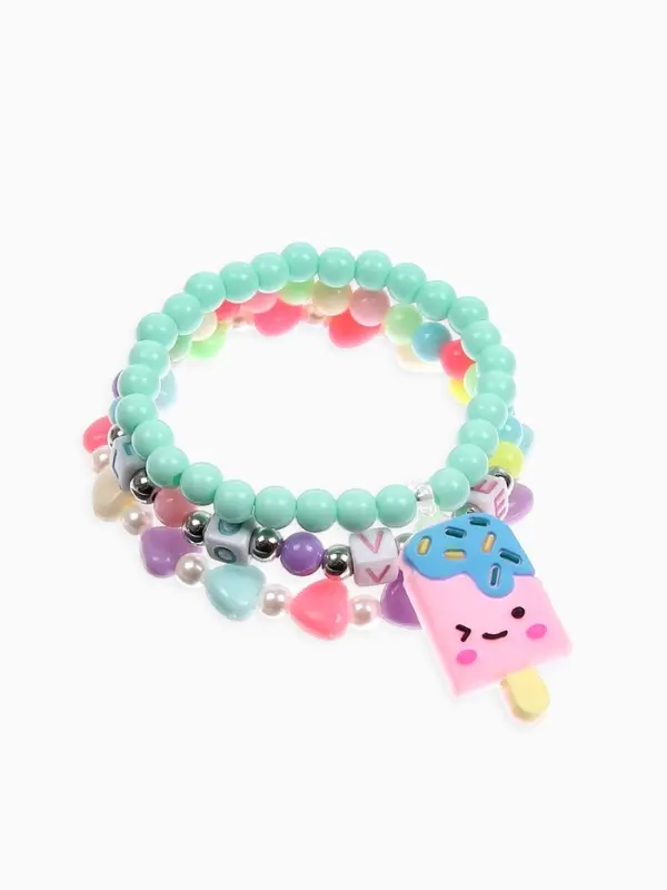 Набор детских браслетов &laquo;Выбражулька. Эскимо&raquo;, d=5 см, разноцветные