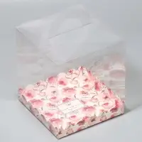 Коробка кондитерская, сундук, упаковка, Only for you my love, 16 х 16 х 18 см