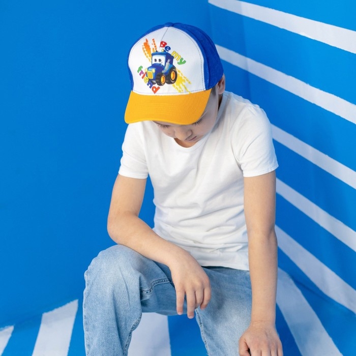 Кепка детская для мальчика Be my friend, р-р 54 Кепка детская для мальчика Be my friend, р-р 54