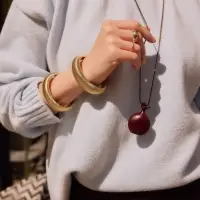 Кулон на шнурке &laquo;Стиль. Бутылёк&raquo;, 90 см, коричневый