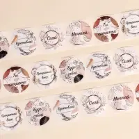 Наклейки для цветов и подарков &laquo;Будь собой&raquo;, 4.4&times;4.4 см, набор 252 шт.