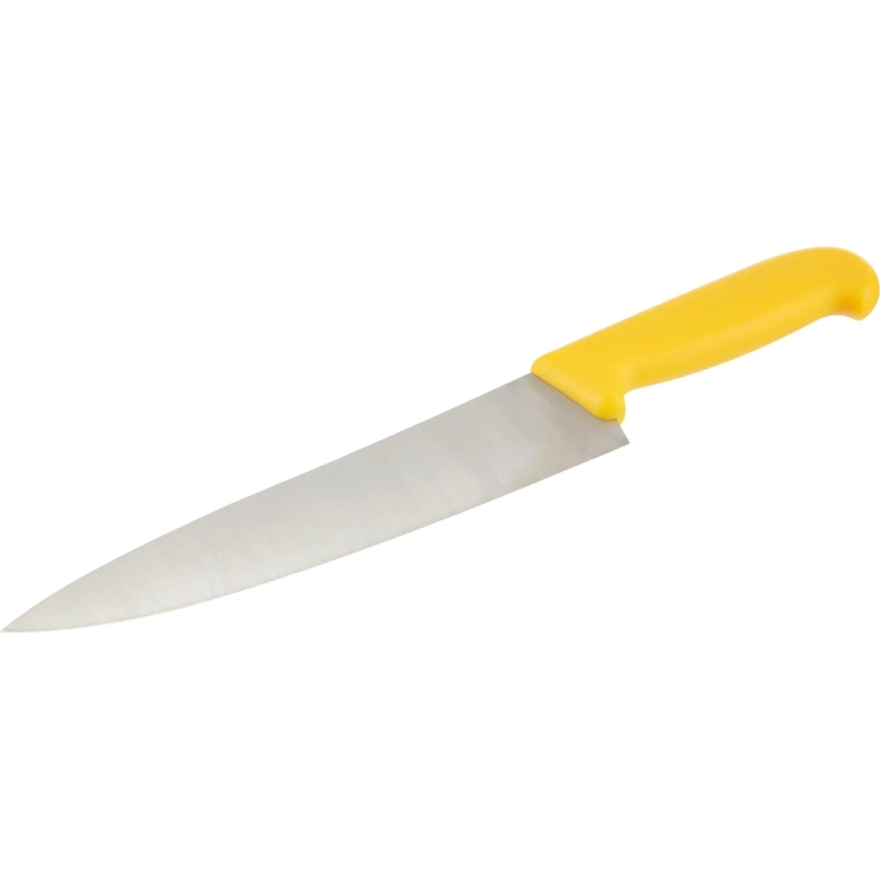 Нож поварской лез 254 мм 3Cr13  жел пластиковая ручка