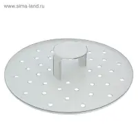Мантоварка - позница, 12 л, 4 вставки, эмалированная, цилиндрическая, белая, рисунок МИКС