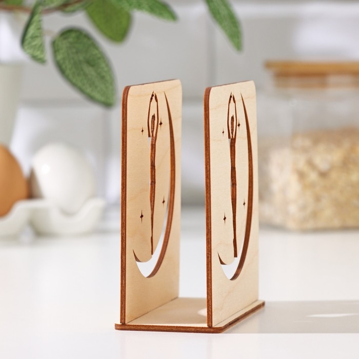 Салфетница деревянная «Балерина», 12×12×5,5 см Салфетница деревянная «Балерина», 12×12×5,5 см