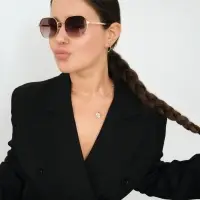 Очки солнцезащитные &laquo;OneSun. Овал&raquo;, uv 400, футляр, салфетка