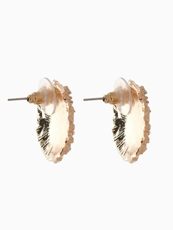 Серьги металл &laquo;Карибы&raquo;, круг, цвет золото